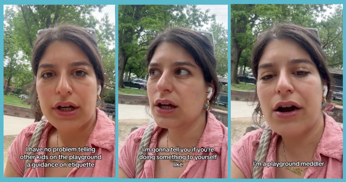 Mom & Self-Proclaimed "Playground Meddler" Will Scold Your Kids